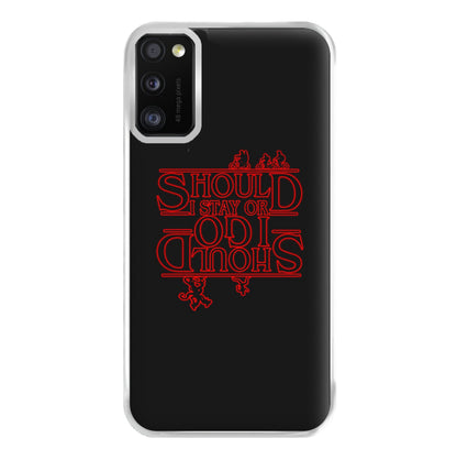 Should I Stay Or Should I Go Upside Down Phone Case