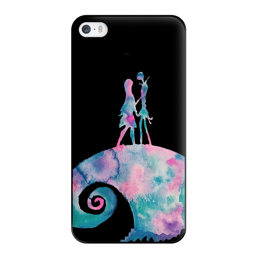Watercolour Nightmare Before Christmas Phone Case