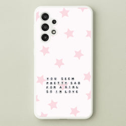 Pretty Sad Letter Beads Galaxy A13 Case