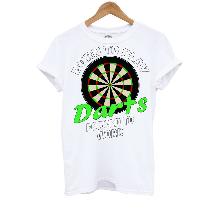 Born To Play Darts Kids T-Shirt