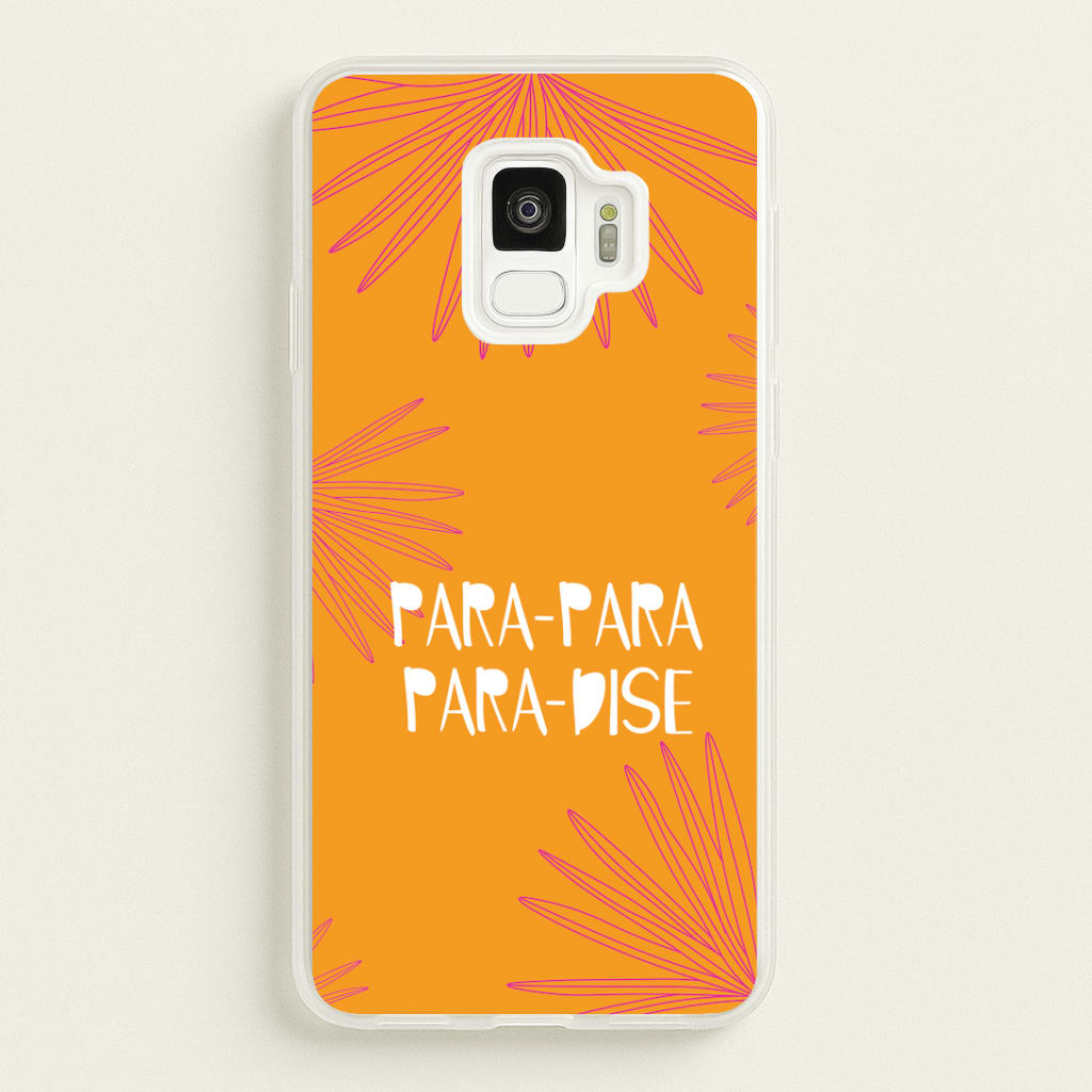 Paradise Lyrics Galaxy S9 Case