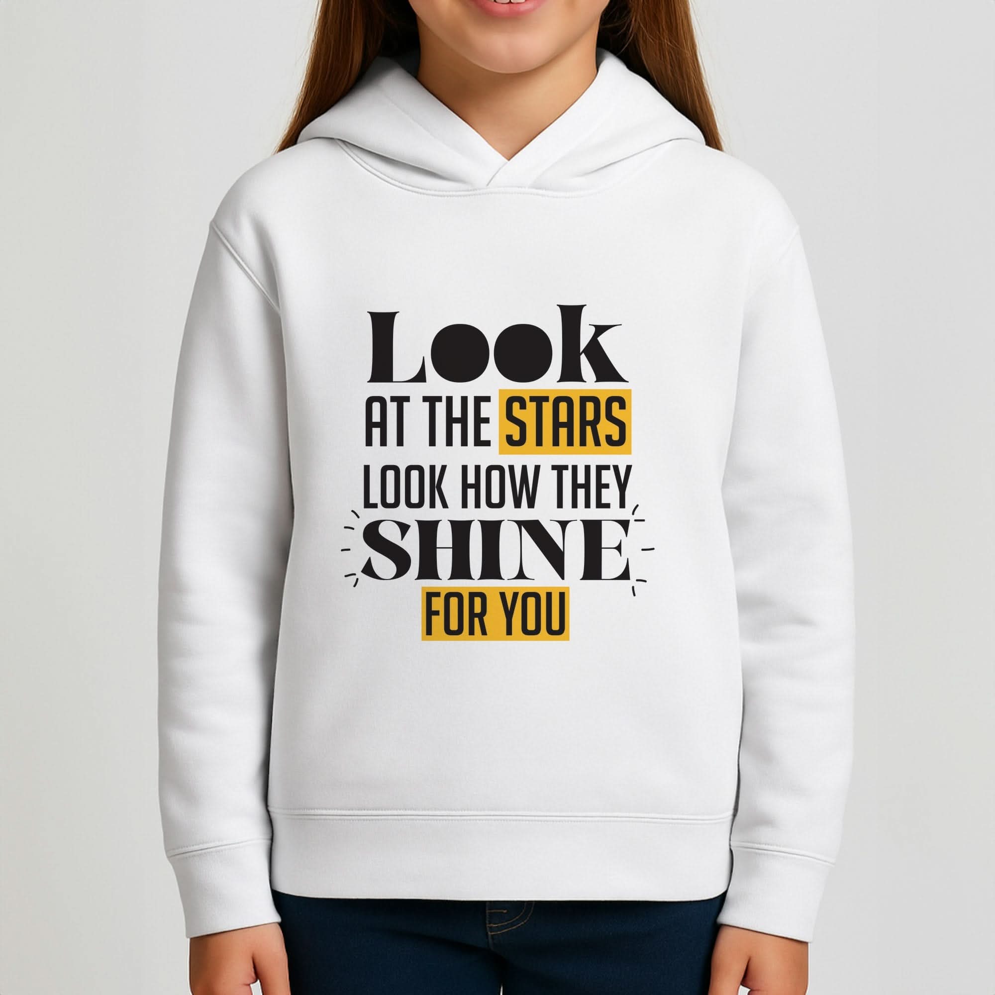 Look At The Stars Girls Hoodie