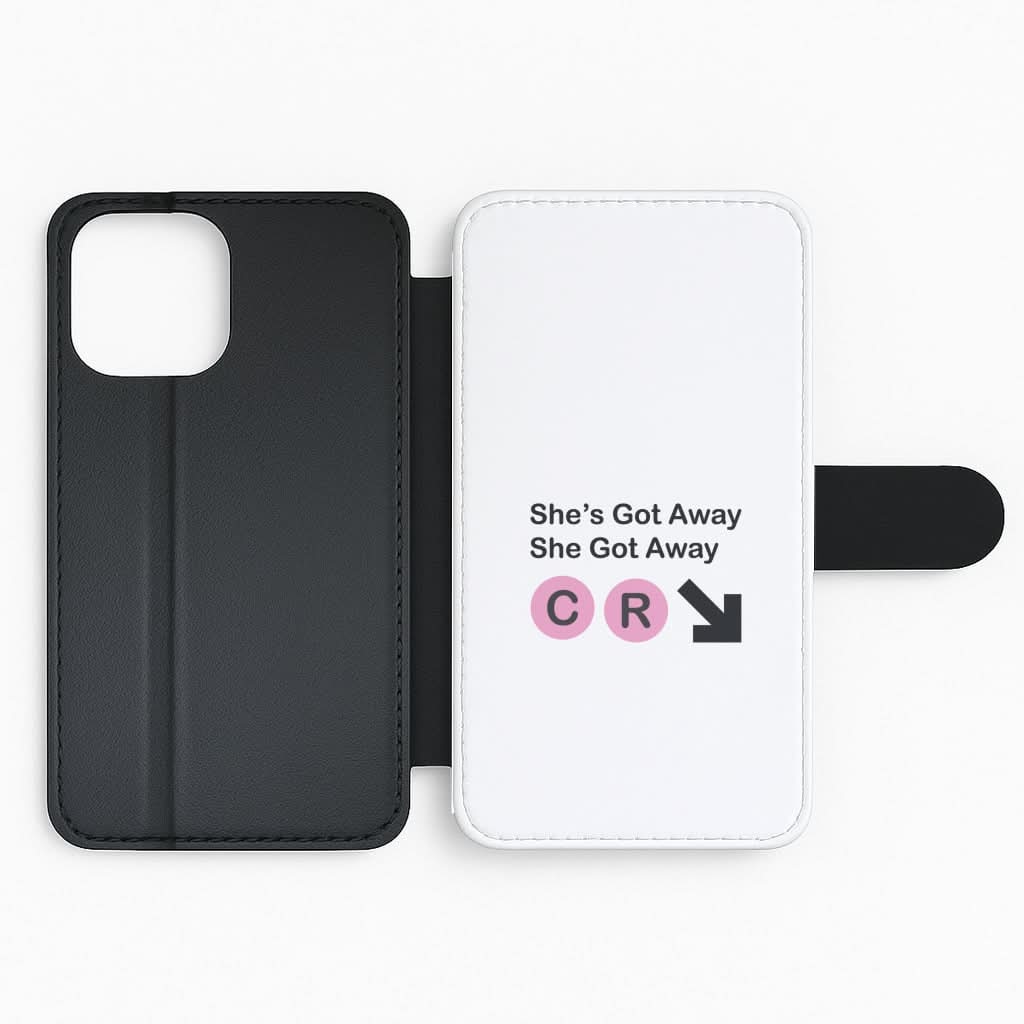 She Got Away Flip Phone Case