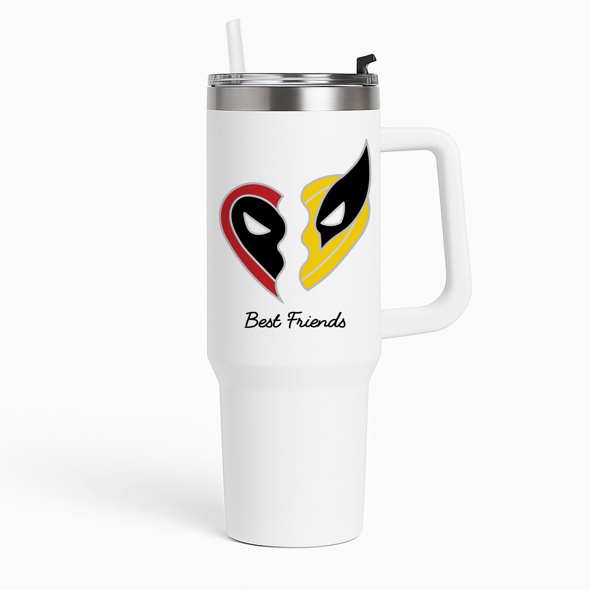 Superhero Best Friends Locket Tumbler