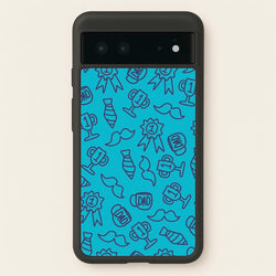Dad Doodles Pattern Google Pixel 6 Case