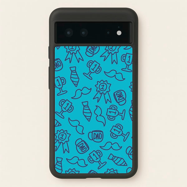 Dad Doodles Pattern Google Pixel 6 Case