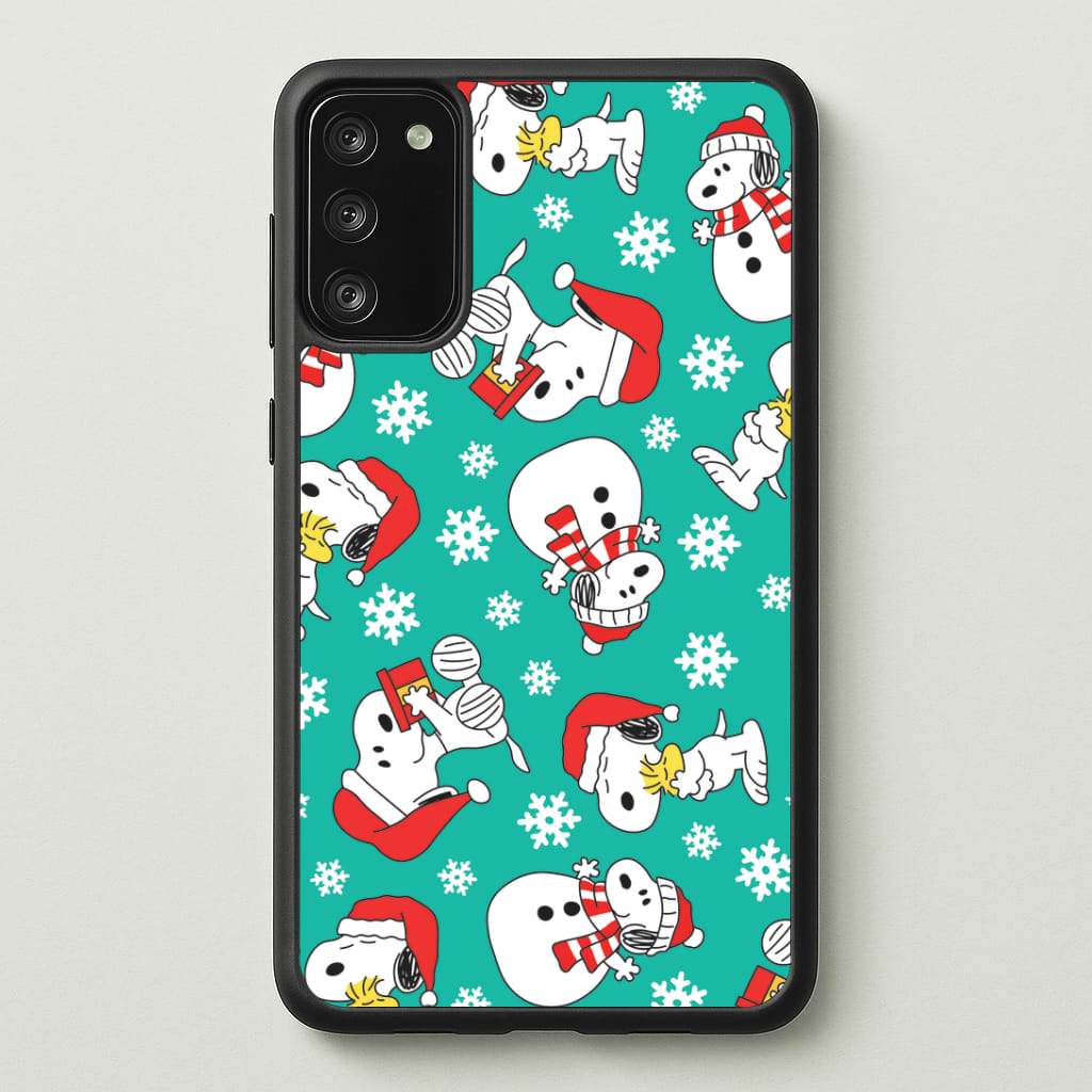 Christmas Cartoon Beagle Pattern Galaxy S20 Case