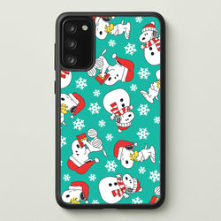 Christmas Cartoon Beagle Pattern Galaxy S20 Case