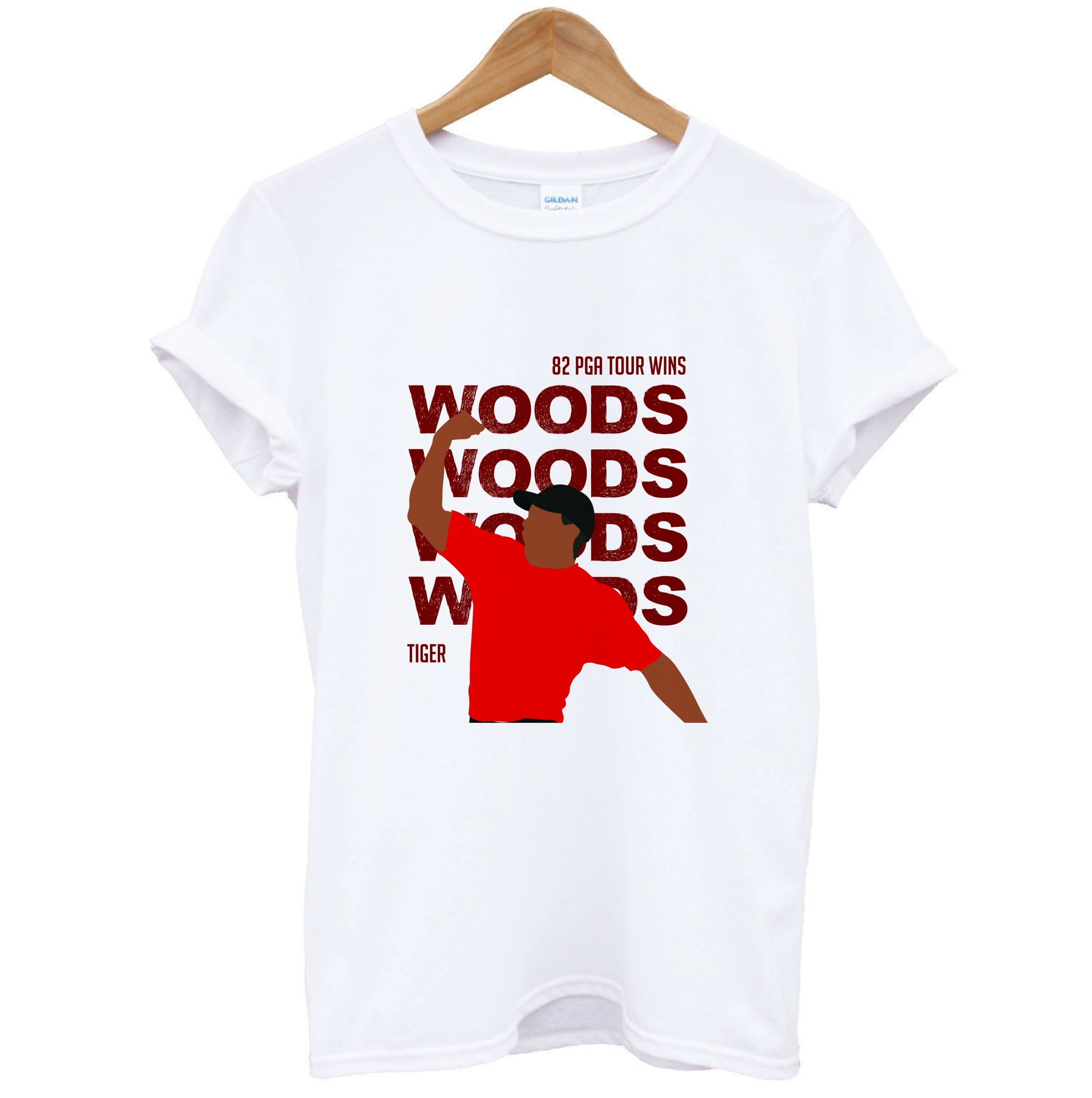 Woods Dark Red T-Shirt