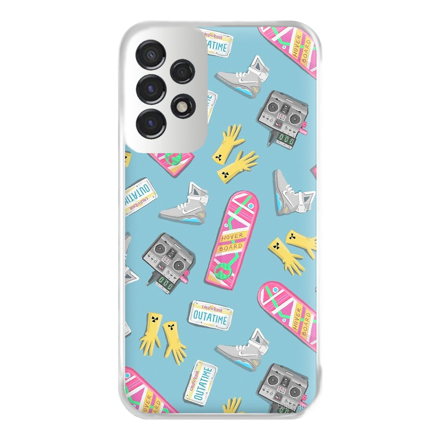 Back to the Future Pattern Phone Case