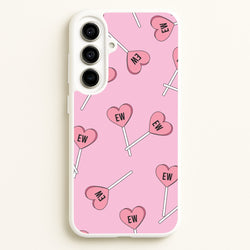 Ew Love Heart Lolipops Pattern Galaxy A56 Case