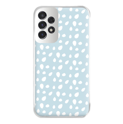 Pastel Blue Dots Phone Case