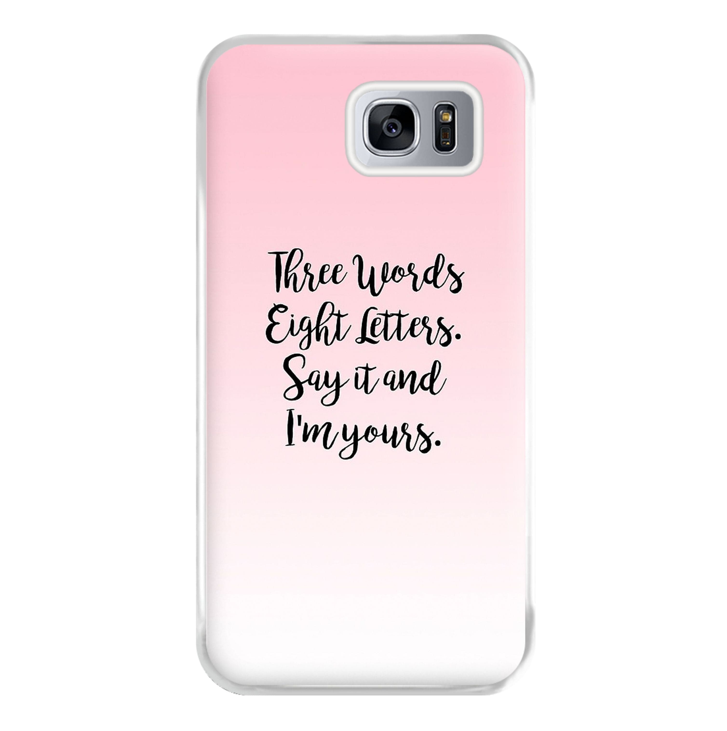 Three Words, Eight Letters - Gossip Phone Case