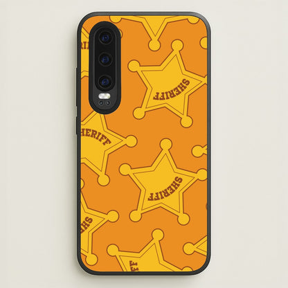 Sheriff Badge Pattern Huawei P30 Case