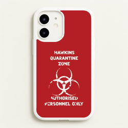 Hawkins Quarantine Zone iPhone 12 / 12 Pro Case