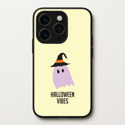 Purple Ghost Halloween Vibes iPhone 15 Pro Case