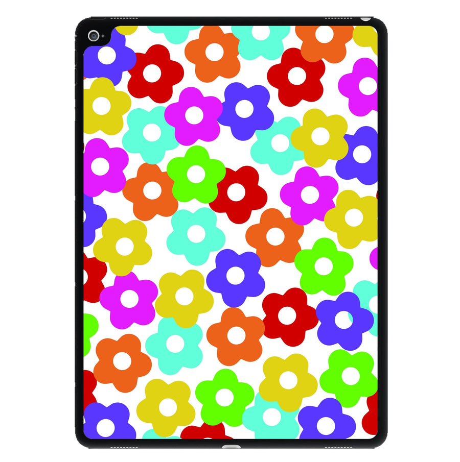 Rainbow Flowers iPad Case