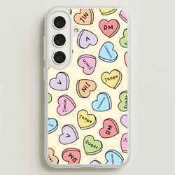 K-Pop Band Members Love Hearts Pattern Galaxy S25FE Case