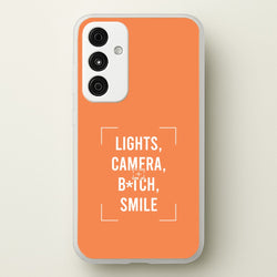 Lights, Camera, B*tch, Smile Galaxy A55 Case