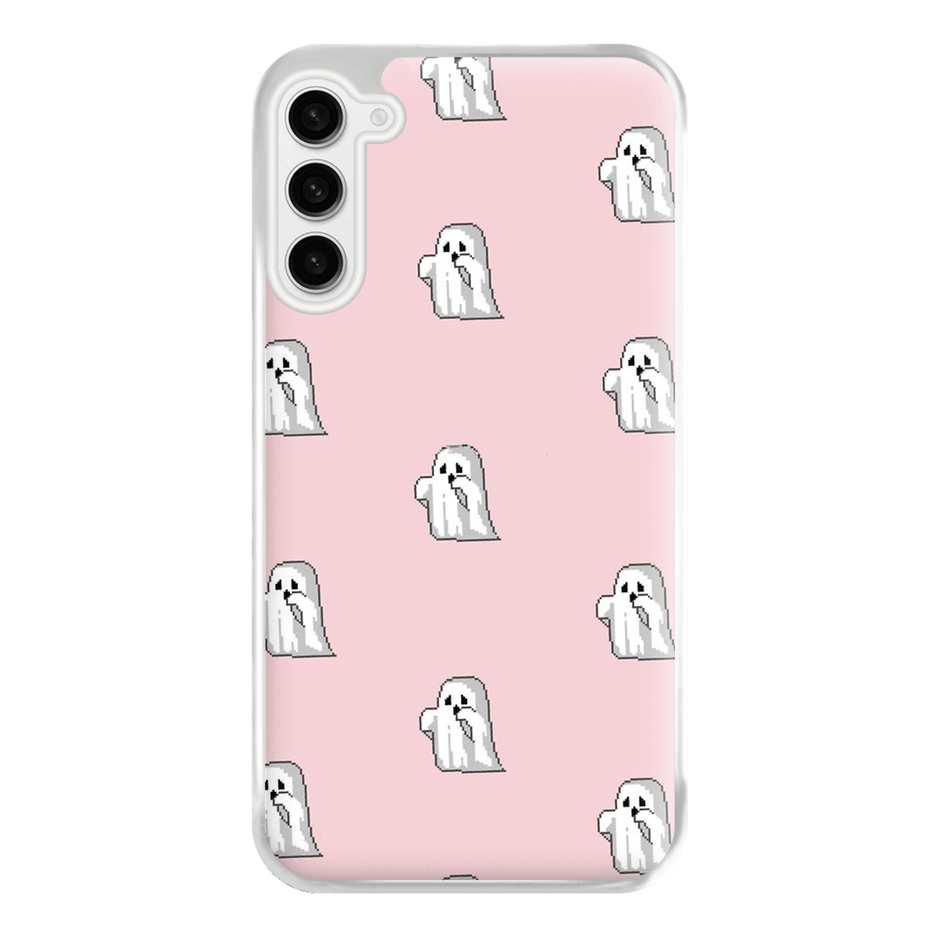 Pastel Pixel Ghost Halloween Phone Case