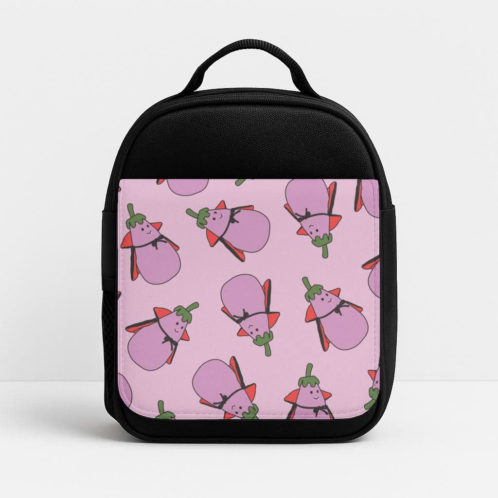 Vampire Vegetable Pattern - Halloween Insulated Lunch Bag