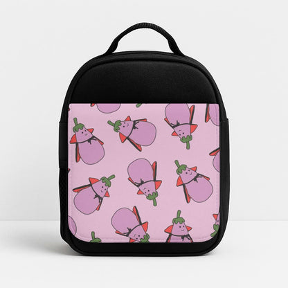 Vampire Vegetable Pattern - Halloween Insulated Lunch Bag