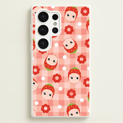 Strawberry Angel Pattern Galaxy S25 Ultra Case