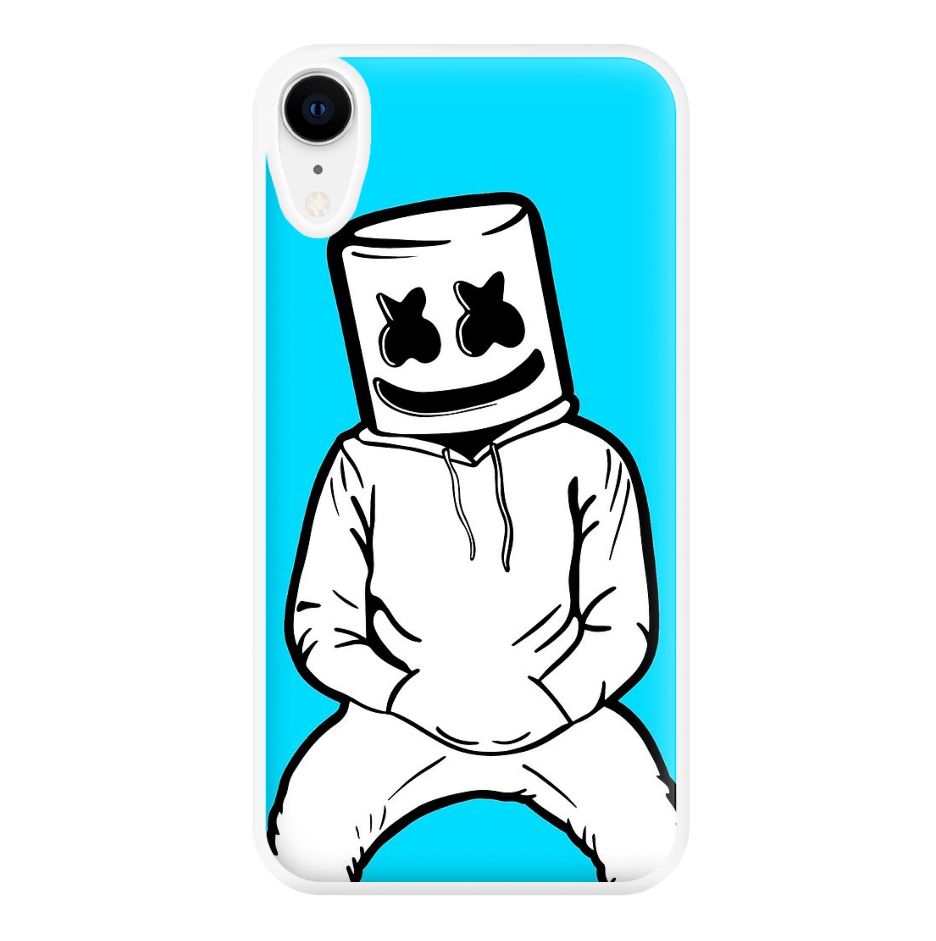 Blue White Helmet DJ Phone Case