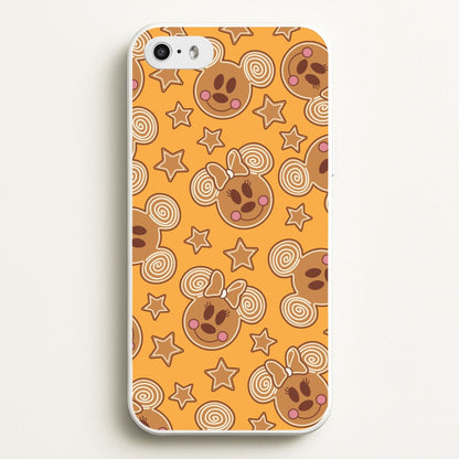 Cartoon Mouse Gingerbread Pattern iPhone 5 / 5s / SE 2016 Case