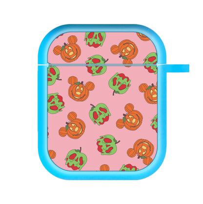 Pumpkin Mouse And Poison Apple Pattern AirPods Case