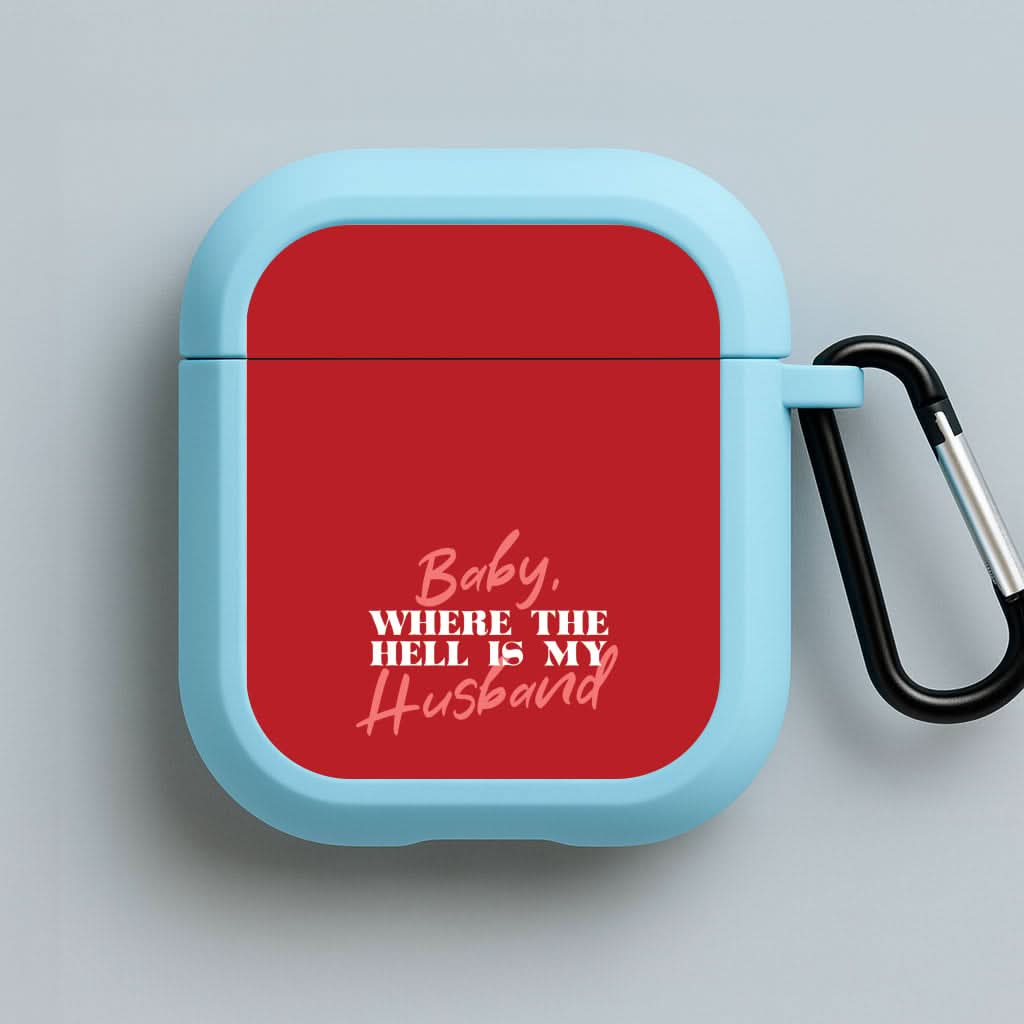 Baby, Where The Hell Blue AirPods Case