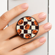 Pumpkin Stickers Checkered Pattern FunGrip 1