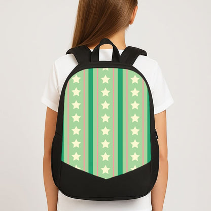 Stars And Stripes Christmas Pattern School Bag