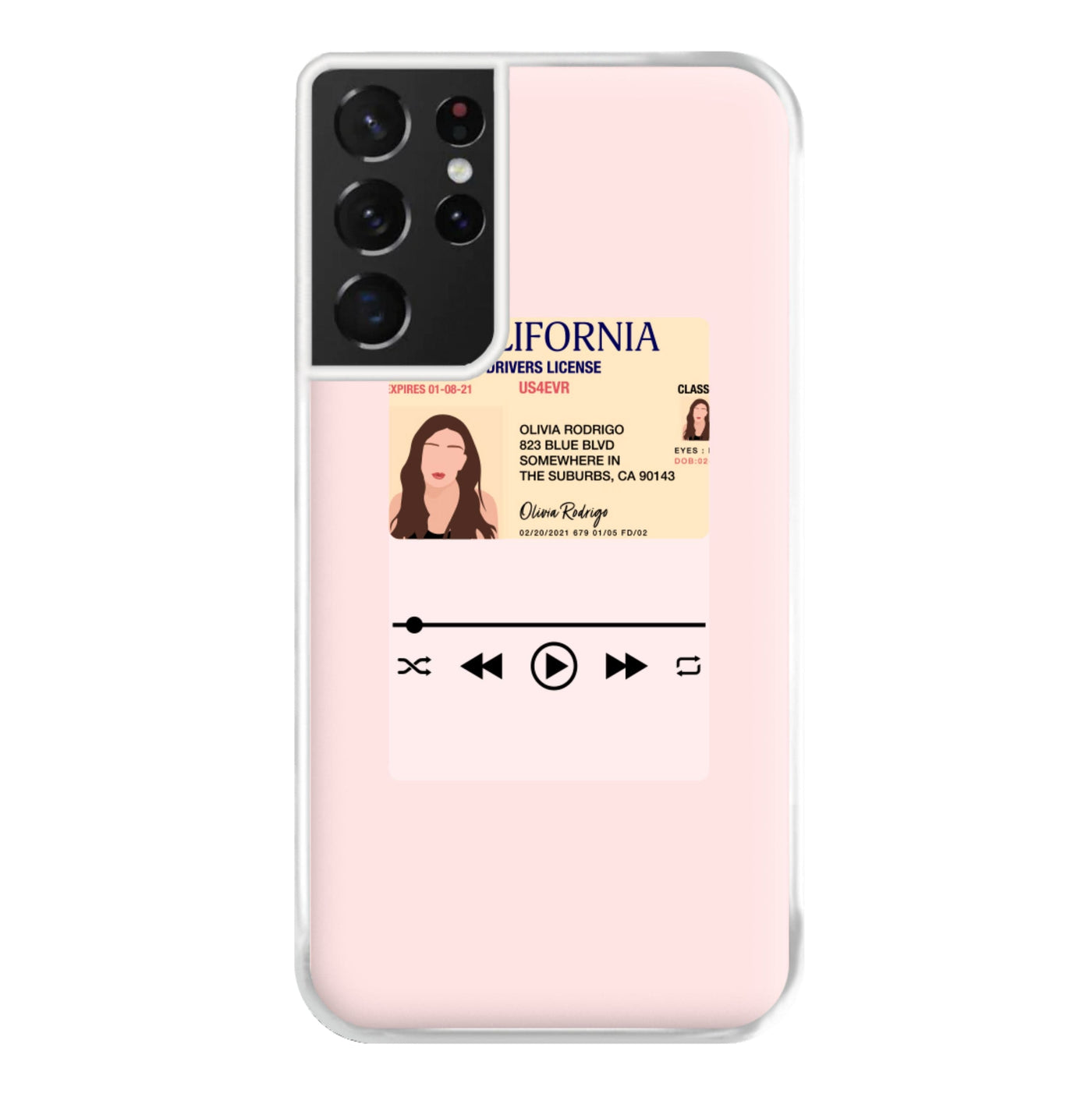 Drivers License - Olivia TikTok Phone Case