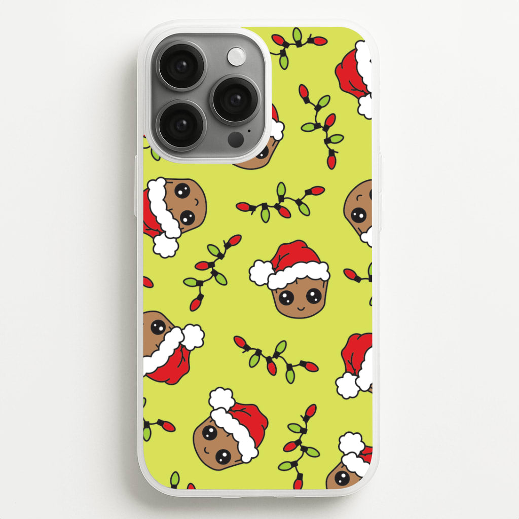 Christmas Tree Hero Pattern iPhone 13 Pro Case