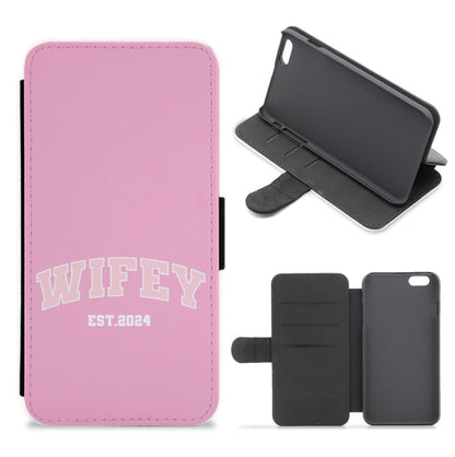 Wifey 2024 - Bridal Flip / Wallet Phone Case