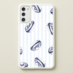 Dad Rugby Ball Pattern Galaxy A41 Case