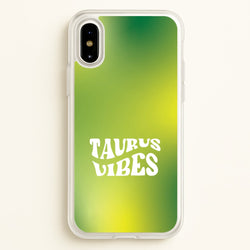 Taurus Vibes Gradient Zodiac iPhone X / XS Case