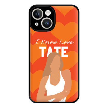 I Know Love Pattern iPhone 14 Case