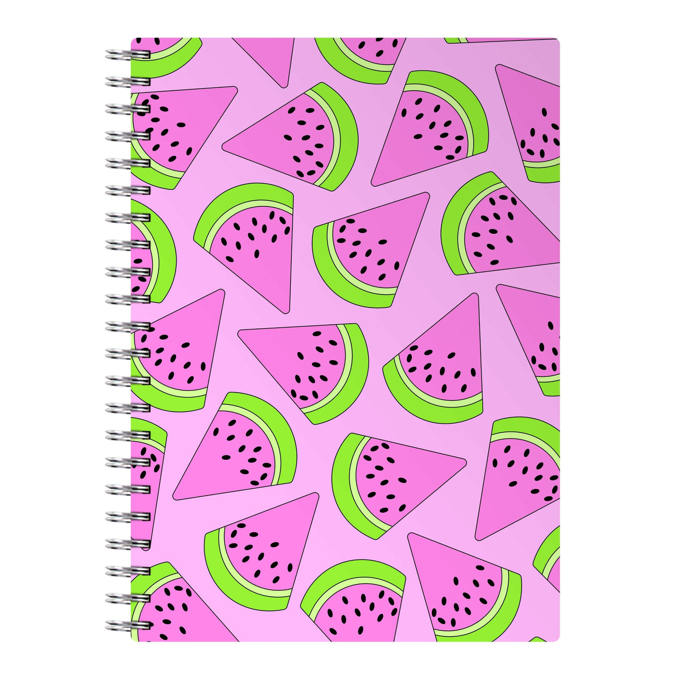 Pink Watermelon Pattern - Summer Notebook