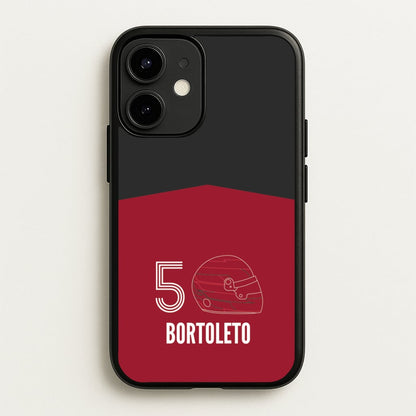 Bortoleto Helmet 2026 iPhone 12 Mini Case