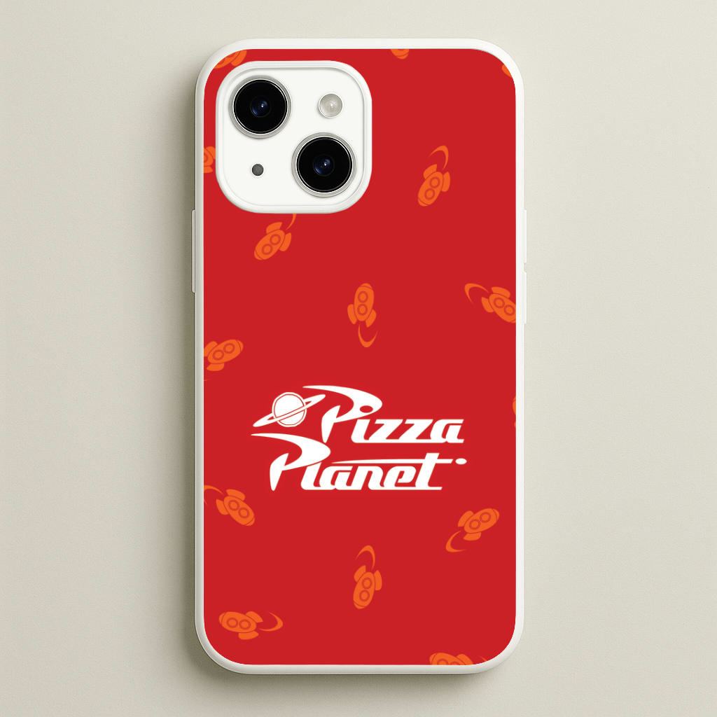 Pizza Planet Pattern  iPhone 14 Plus Case