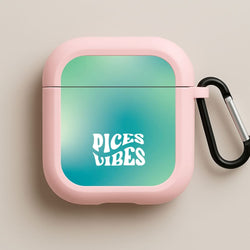 Pices Vibes Gradient Zodiac Pink AirPods Case
