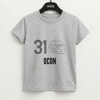 Ocon Helmet 2026 Grey Kids T-Shirt