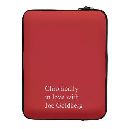 Chronically In Love With Joe Laptop Sleeve