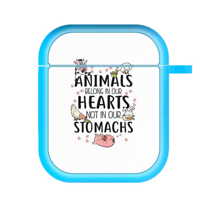 Animals Belong In Our Hearts - Vegan AirPods Case