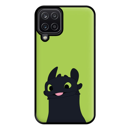 Black Fury Dragon Galaxy A12 Case