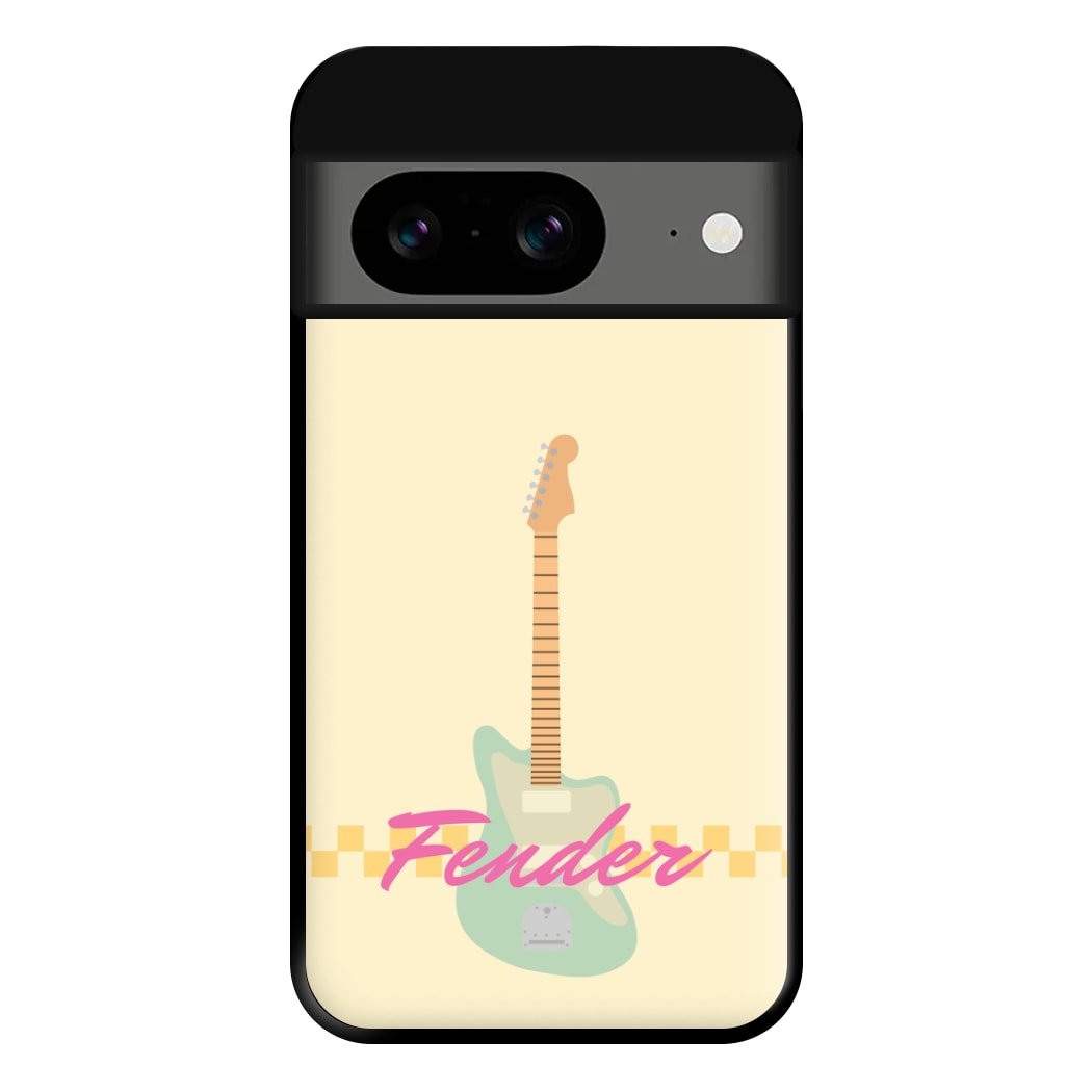 Blue Guitar Fender Google Pixel 8a Case