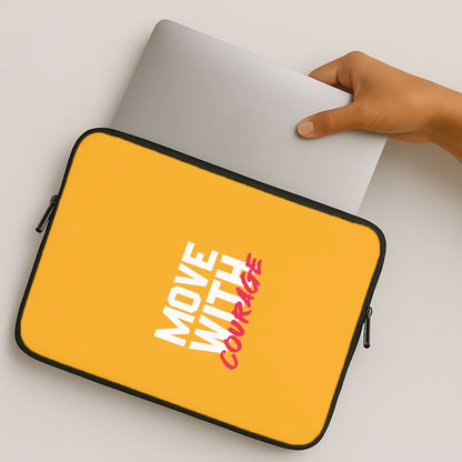 Move With Courage MacBook Cover