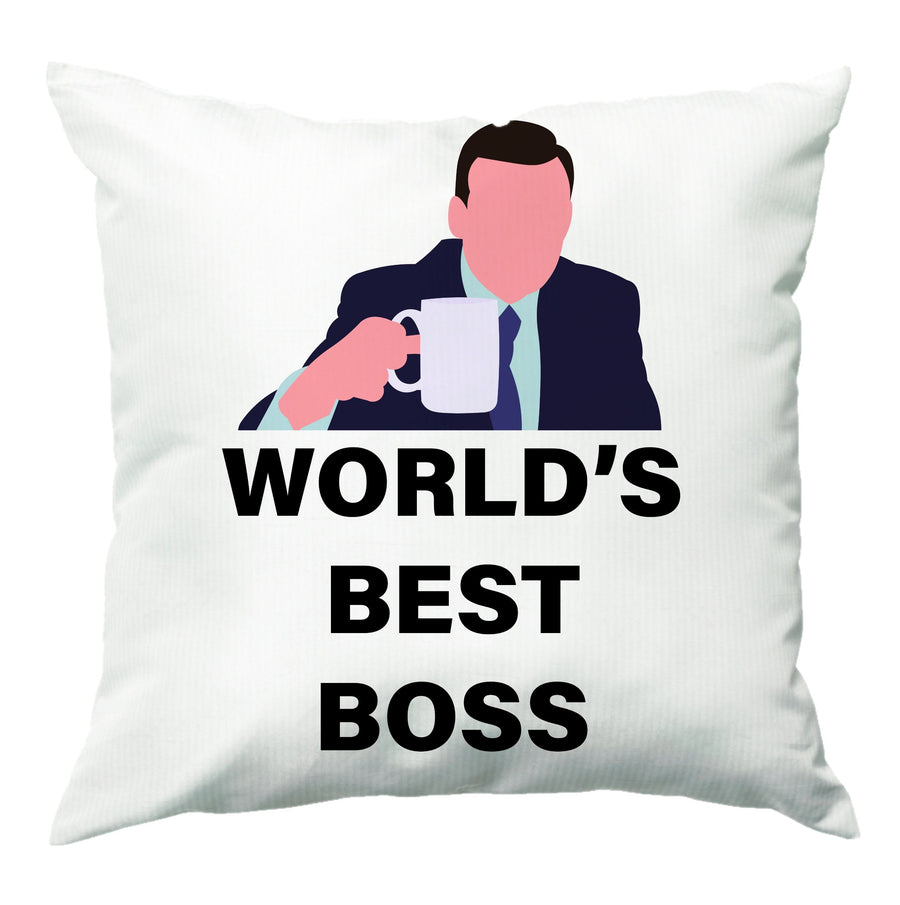 World's Best Boss - The Office Cushion